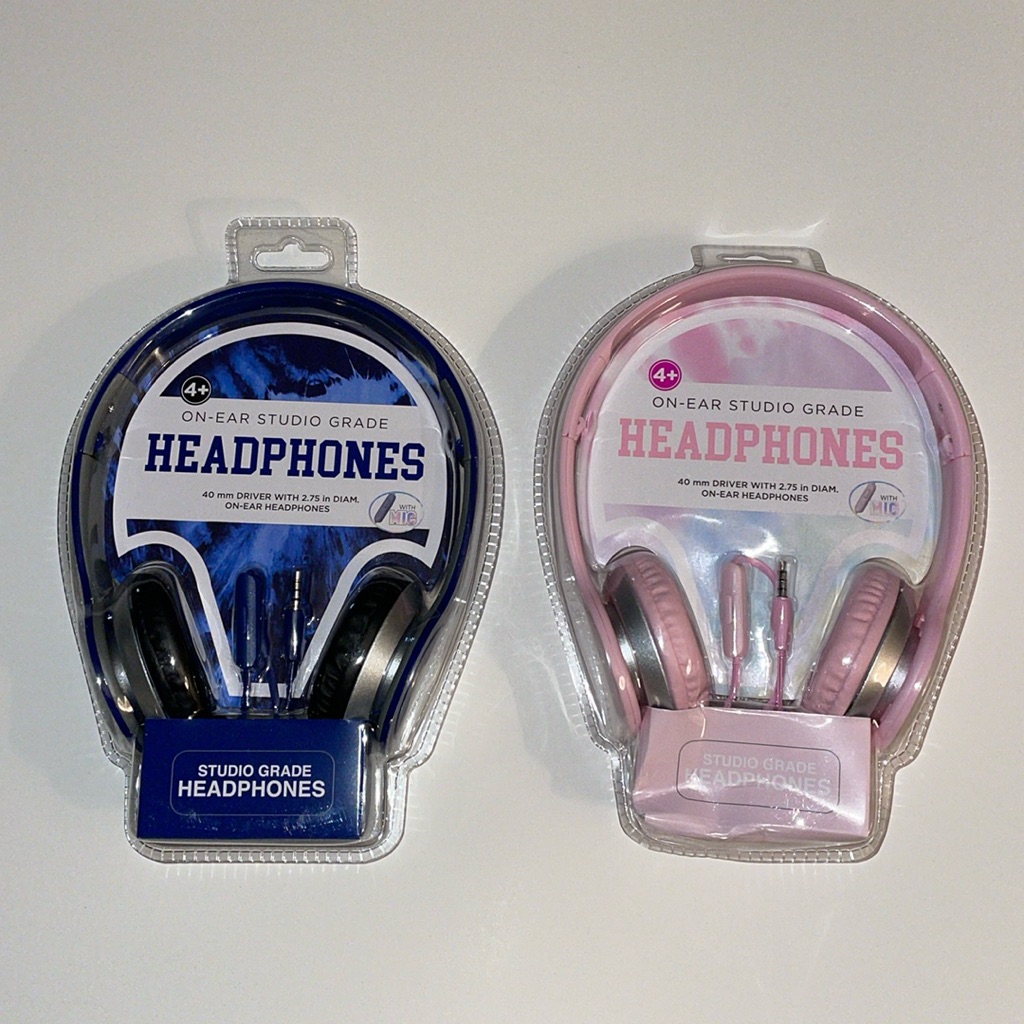 New Blue Headphones Pink Headphones Children New Blue Headphones Pink Headphones Children